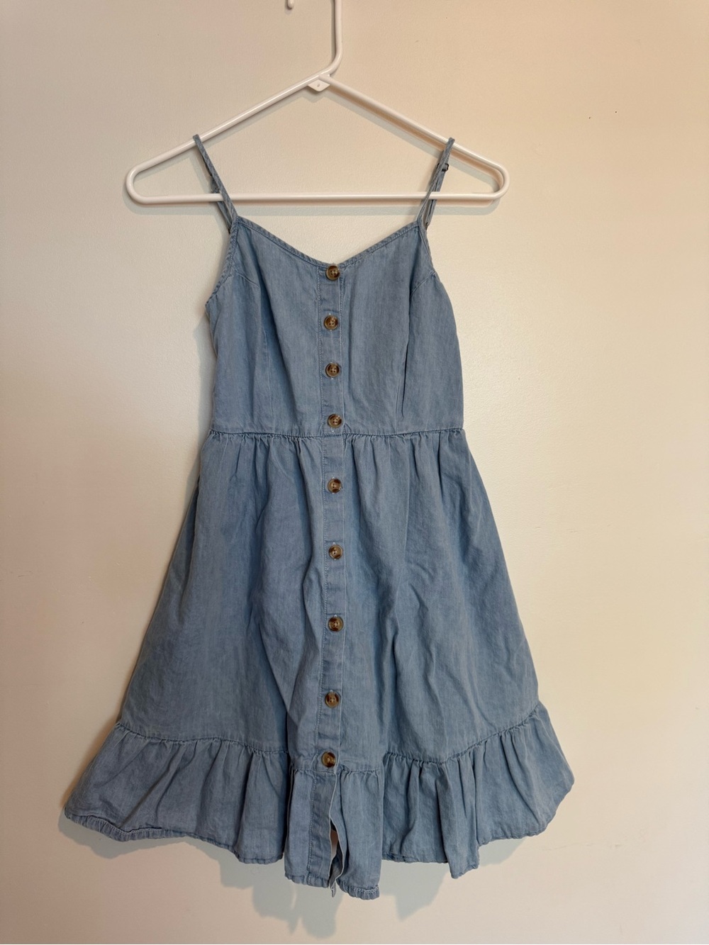 Denim Colored Cotton Dress